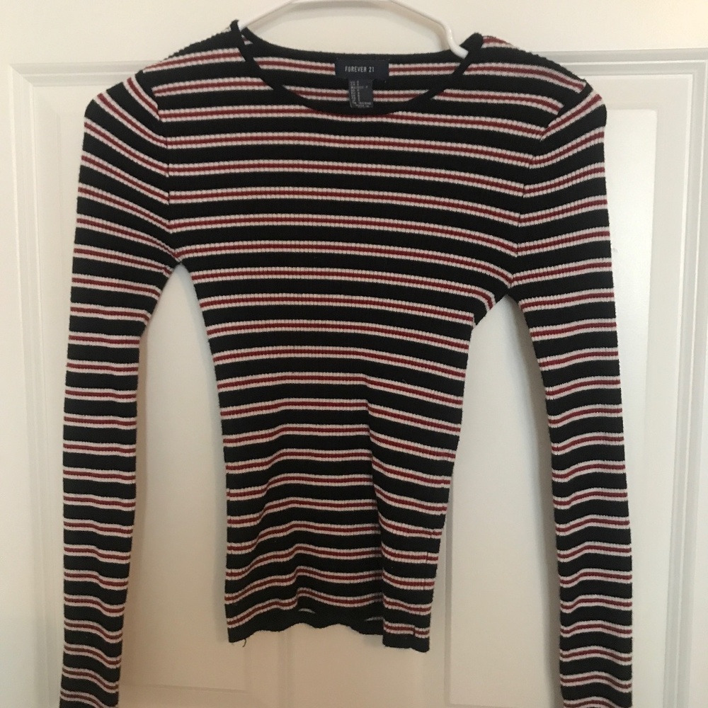 Forever 21 Stripe Long sleeve